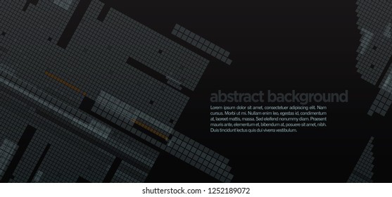 Abstract Tech Background - Dark Colors