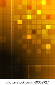 Resumen de fondo tecnológico - eps 10 ilustración vectorial