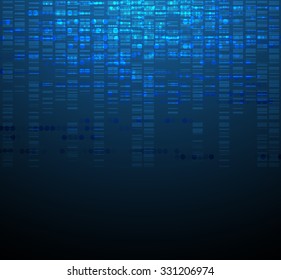 Abstract tech background. Futuristic interface. Vector illustration with many geometric shape.