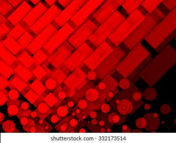 Abstract tech background. Futuristic interface. Vector illustration with many geometric shape.
