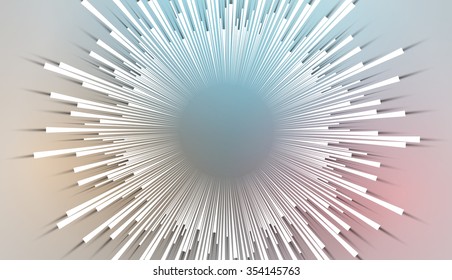 Abstract tech background. Futuristic interface. Vector illustration with many geometric shape.