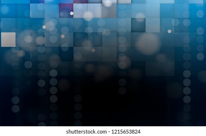 Abstract tech background. Futuristic technology interface with geometric shapes