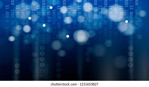 Abstract tech background. Futuristic technology interface with geometric shapes