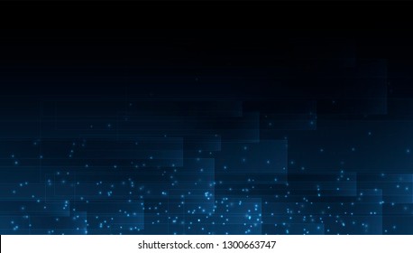 Abstract tech background. Futuristic technology interface with geometric shapes