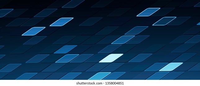 Abstract tech background. Futuristic technology interface with geometric shapes