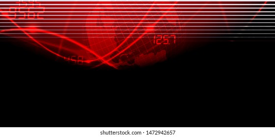 Abstract tech background. Futuristic technology interface with geometric shapes