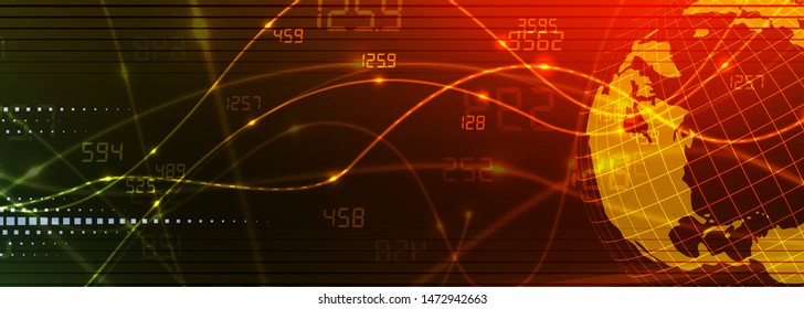 Abstract tech background. Futuristic technology interface with geometric shapes