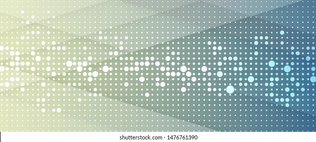 Abstract tech background. Futuristic technology interface with geometric shapes