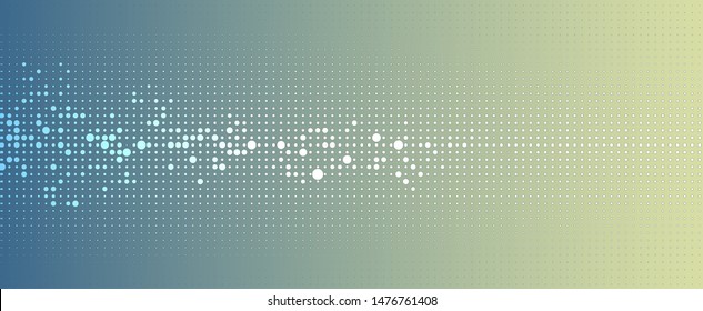 Abstract tech background. Futuristic technology interface with geometric shapes
