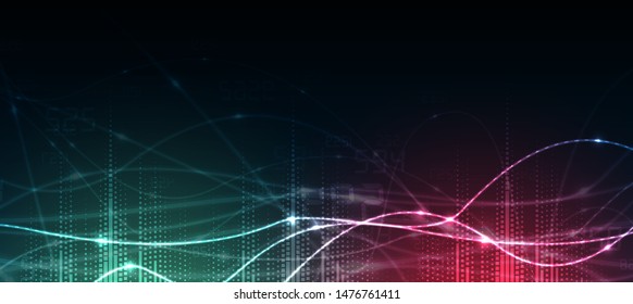 Abstract tech background. Futuristic technology interface with geometric shapes - Shutterstock ID 1476761411
