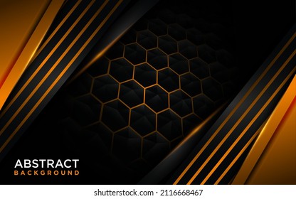 Abstract Tech Background with Modern Lines Combination.	