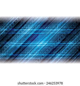 Abstract tech binary blue background