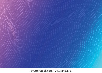 abstract tech blue background with lines wave pattern light