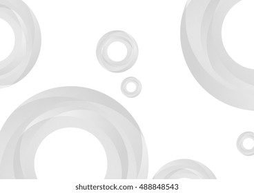 Abstract tech circles background. Vector template design
