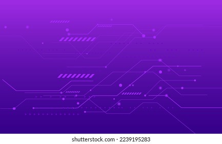 Abstract tech circuit board background. Vector Illustrator