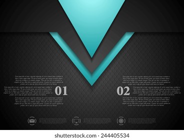 Abstrakter Tech-Firmenkunst-Hintergrund. Vektordesign