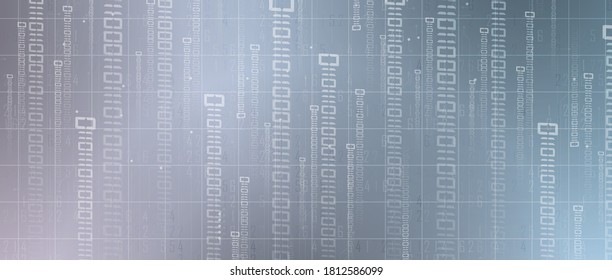 Abstract tech cyber background. Futuristic technology interface with geometric shapes