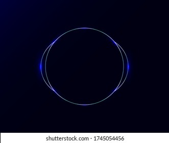 Abstract tech design Set of frame in modern HUD style background. abstract graphic design.