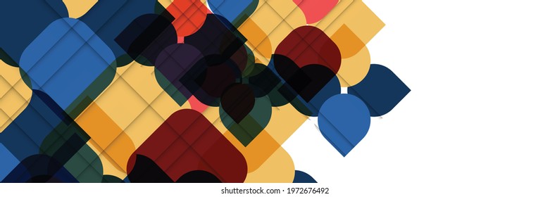 Abstract tech geometric corporate design background. Presentation background for business, elements for texts on a white background. graphic flier, corporate identity brochure for annual report