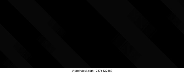 Abstract tech geometric modern lines black background blank space for text vector illustration