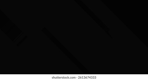 Abstract tech geometric modern lines black background blank space for text vector illustration