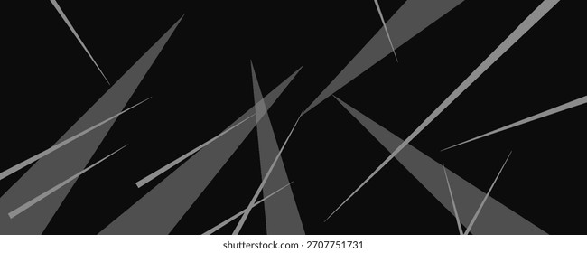 Abstractas tecnología geométrica líneas modernas fondo negro espacio en blanco para el Vector de texto