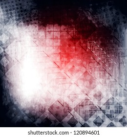 Abstract tech grunge background. Vector illustration eps 10