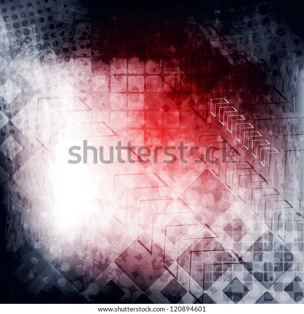 Abstract Tech Grunge Background Vector Illustration Stock Vector Royalty Free 120894601