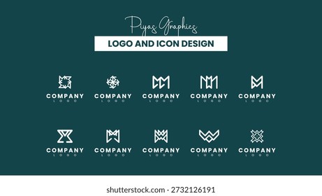 Resumo logotipo e ícone inspirados na tecnologia