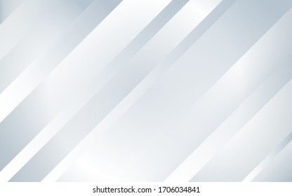 Abstract Tech Lines Geometry Diagonal Subtle White And Gray Color Background Vector Illustration
