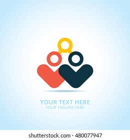 Abstract tech logo, design concept, emblem, icon, flat logotype element for template.
