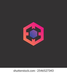 Abstract Tech logo fully editable vector template