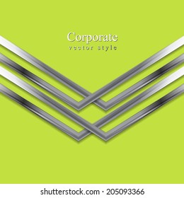 Abstract tech metallic background. Vector design