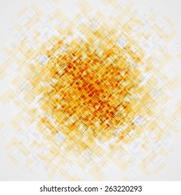Abstract tech orange texture background. Vector design