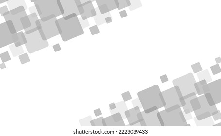 Abstract tech squares background - stock vector