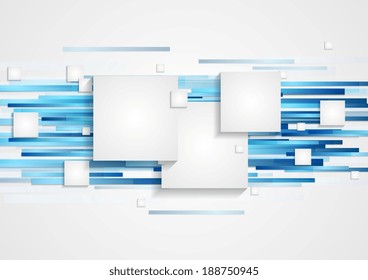 Abstract tech vector geometry background