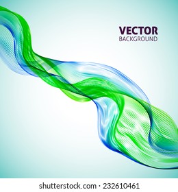 abstract tech wavy vector banner set. vector background. silk. smoke. jet 