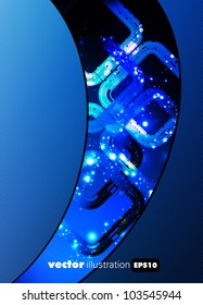 Abstract technical background