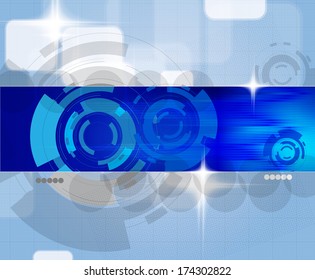 Abstract technical background