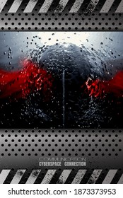 Abstract technical background, Hi-tech communication concept