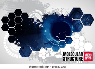 Abstract technical background, Hi-tech communication concept