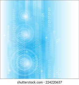 Abstract technical background - Illustration