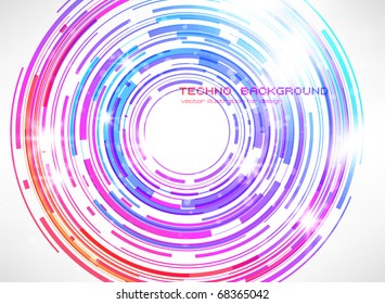 Arrière-plan technique abstrait avec place pour votre texte
