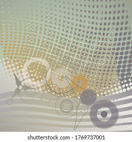 Abstract technical background. Vector illustration