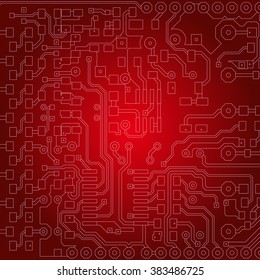 Abstract technical background. Vector Illustration.