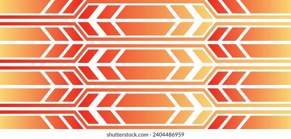 abstract techno arrow stripes lines orange gradient background