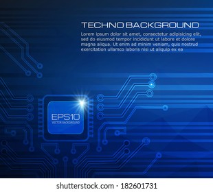 abstract techno background