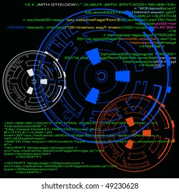 abstract techno background