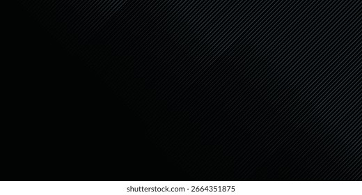 Fundo tecno abstrato de linhas azuis sobrepostas no espaço escuro com decoração de forma diagonal. 