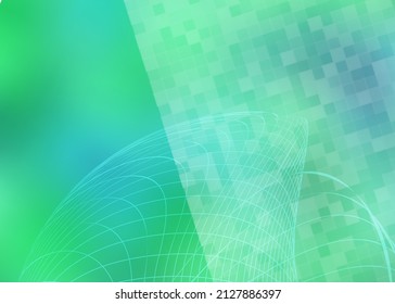 Abstract techno background in gray or color gradient - modern and digital with wavy amazing lines for fit posters, page covers and brochure, card, annual report, powerpoint presentation EPS10 vector